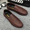 Fashion Men Summer 2025 New Casual Shoes for Men Slip-On Loafers Comfortable Soft Leather Driving Shoes Breathable Moccasins Zapatillas