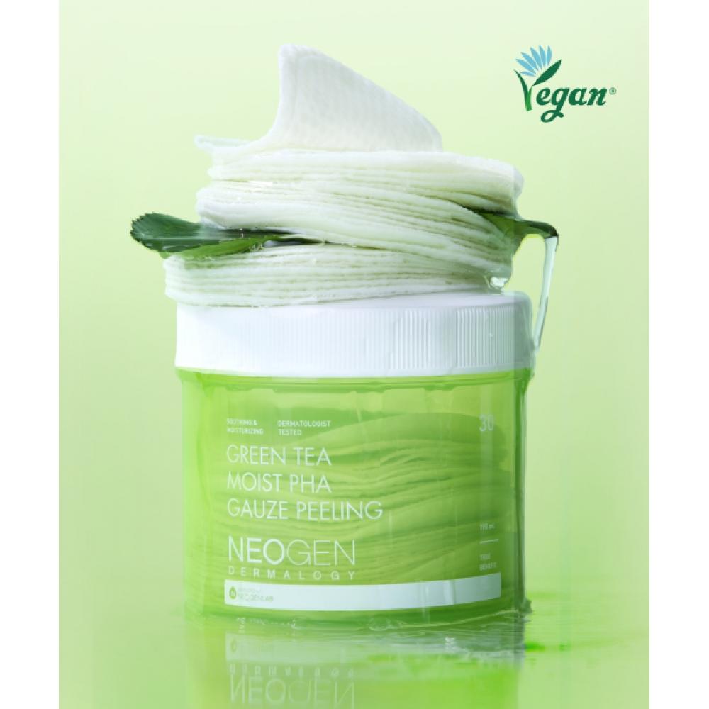 NEOGEN Hydrating Toner Pad Green Tea Pha 30 Sheets
