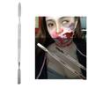 Stainless Steel Double Ended Scar Wax Spatula Applicator Special Effects FX Makeup Tool (L)