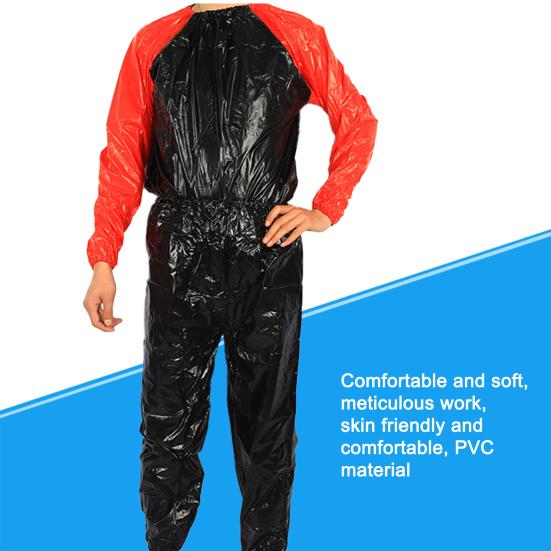 Sauna Suits Waterproof Anti-rip PVC Fitness Weight Loss Exercise Sweat Track Sauna Suit for Training