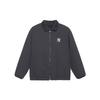MLB FW24 Velvet Feel Coat Unisex Charcoal Gray 3AFDV0346-50CGS
