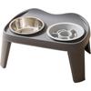 Stainless Steel Elevated Slow Feeder Dog Bowl for Large Breeds