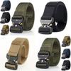 Men Tactical Belt With Automatic Buckle For Outdoor Military Training And Casual Wear