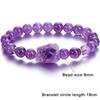 Natural Amethyst Quartz Beaded Bracelets Health Bracelet for Women Yoga Jewelry Gift