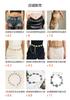 Vintage Engraved Metal Waist Chain Women's Niche High-end Adjustable Skirt Body Chain Decorative Belt Accessories