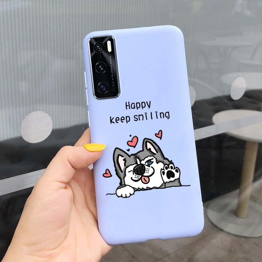 For Vivo Y70 Case 6.44'' Fashion Girls Soft TPU Silicone Back Cover For Vivo Y70 2020 Y 70 With NFC Phone Cases for vivoY70 Bag