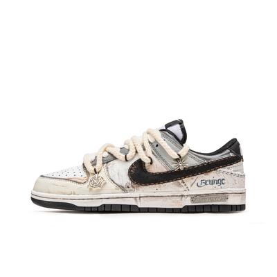Dunk Skateboard-Schuhe Unisex Low Top Rosa/Weiß DD1391-100(TeamM-)