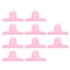 10pcs Metal   Clip Iron Large   Clip Strong Clamping Force Paper   Clips for   School Tickets Photos