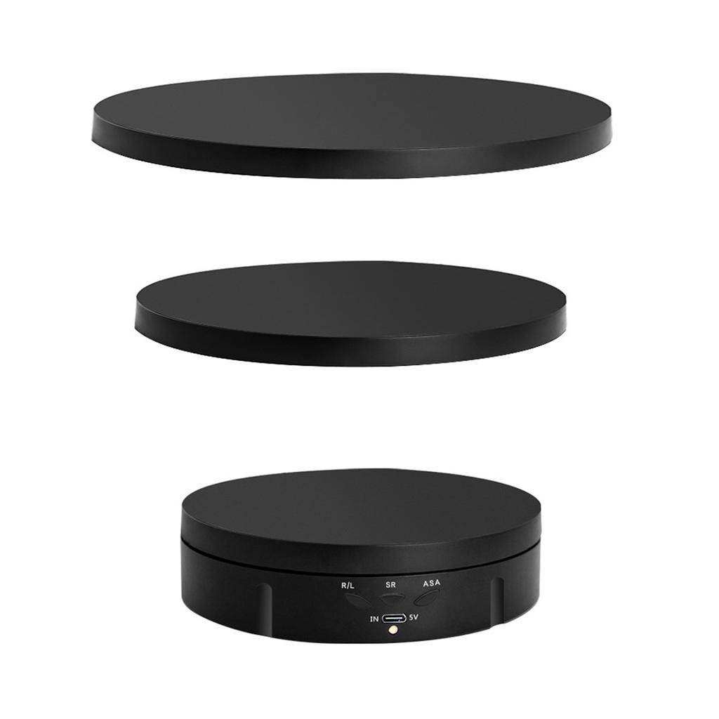 Electric Turntable Automatic Rotating Display Stand Remote Control Turntable Display Stand 3 in 1 Combination Base