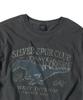 TRAVEL Silver Spur Club Pigment Short Sleeve T-Shirt Black Charcoal