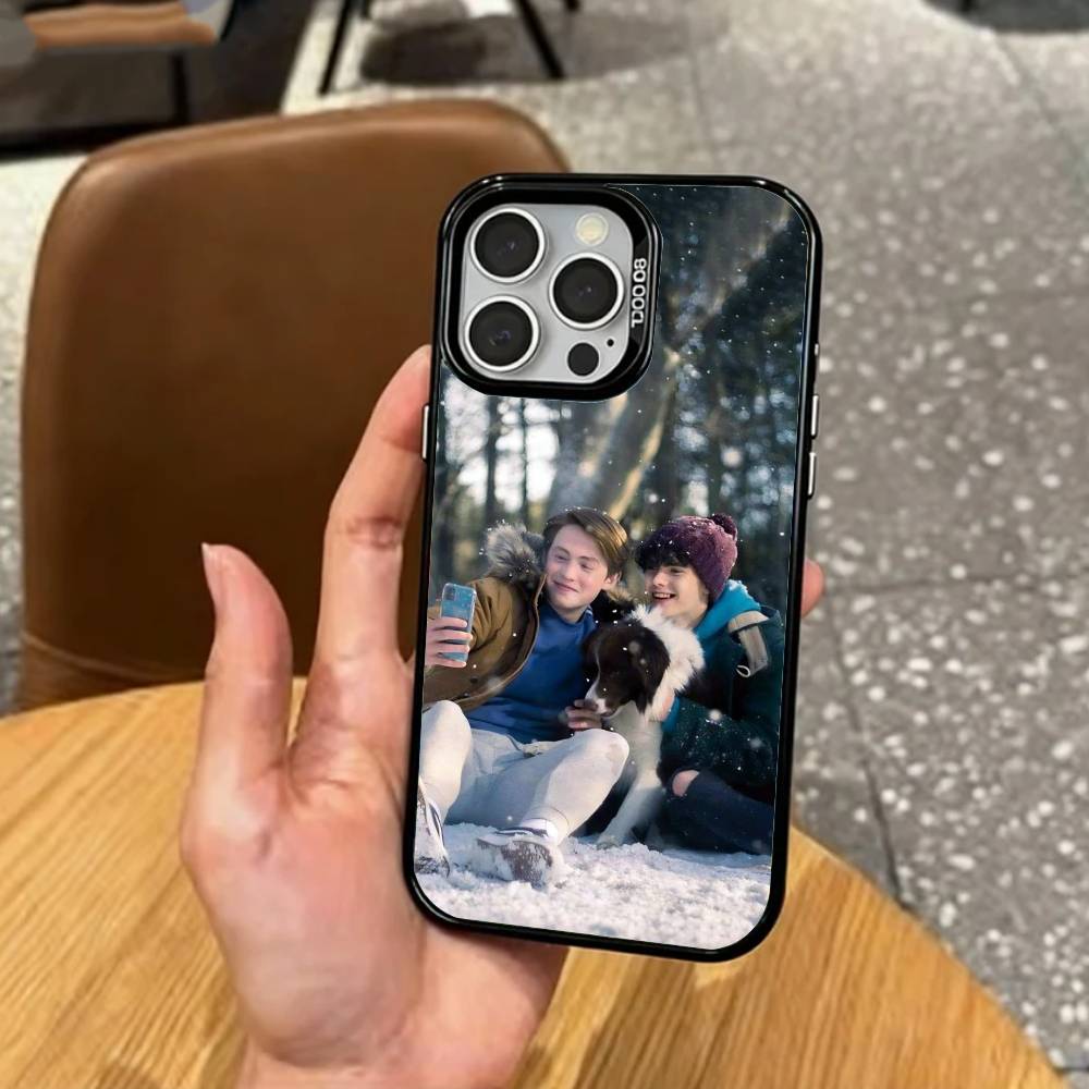 W-Warm New H-Heartstopper Movie Phone Case For iPhone17,16,15,14,13,12,11 Plus,Pro Max Colored Silver Plated Inside Cover