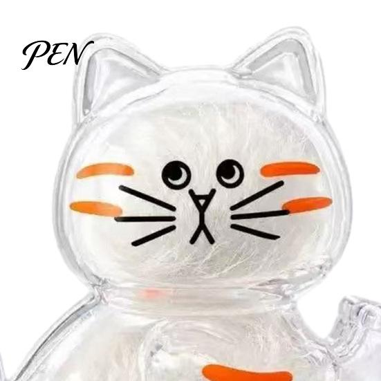 Cat Whisker Holder Whiskers Refrigerator Magnet, Transparent Furs Keepsake Vase Hair Storage Fridge Pet Memorial Decoration for Home, Kitchen