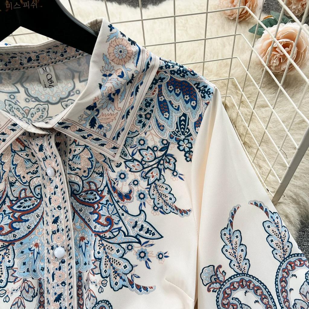 Summer Floral Sweet Mini Dress Women Print French Elegant Fairy Dress Female Korean Fashion Cute Party Midi Dress Summer 2024