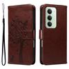 For Xiaomi Redmi 15 5G (Global) (169mm) Phone Case with Stand Cat Tree Pattern Leather Wallet Mobile Cover