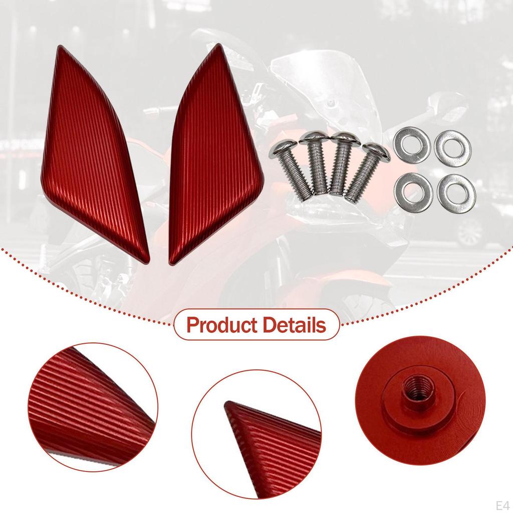 Motorcycle Mirror Hole Base Cover Aluminum Alloy Spare Parts Decorative for Panigale V2