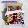 3pcs Dragon Ball3 Design Cover Set - HD Printed Bedding with 1 Cover and 2 Pillowcases - Perfect for Home and Dorm Decor