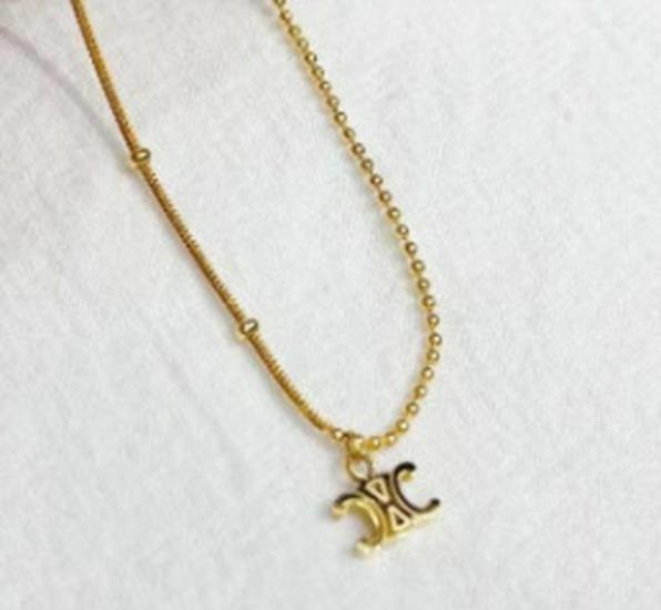 Colier Clasic 2025 Arc de Triumf, Stil Luxos, pentru Claviculă, pentru Femei - Oțel Inoxidabil