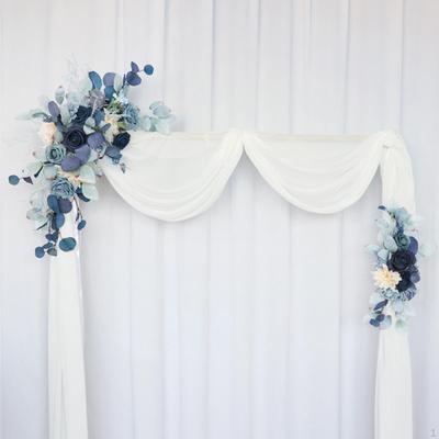 2 Stück Blumengirlande für Bogen, Dekorative Pflanze für Party, Zeremonie, Hochzeit