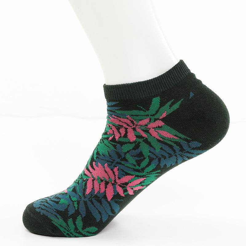 Male Spring Summer New Style Personality Street Hip Hop Sports Low Help Invisible Boat Socks