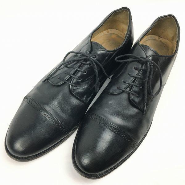 Vintage Brooks Brothers 346 Cap Toe Shoes Black Size 10.5D (Approx. 27.528.5cm) Men's(USED)