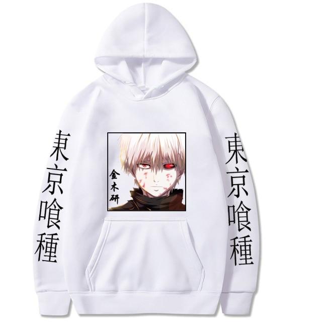 tokyo ghoul pullover moletom com capuz