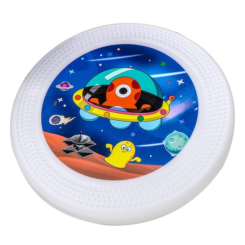 Non-Toxic Outdoor Led Flying Saucer Children Fashion Silicone Toy Ufo Training Parent-Child Game Interactive Toy Pet Dog Flying Saucer