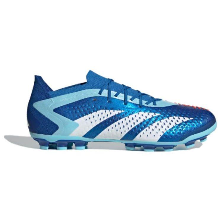 Adidas Predator Accuracy.1 Round Toe Lace-Up AG (Rubber Short Stud) Soccer Shoes Unisex Soccer Shoes Blue White IG5171