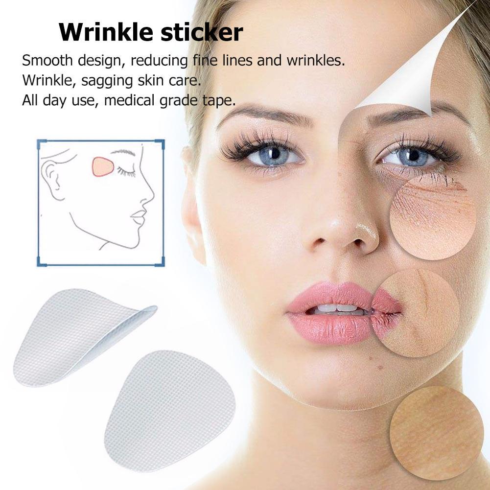 216-12pcs Thin Face Stickers EVA Anti-Wrinkle Anti-aging Patches Forehead Lift Tapes Beauty Skin Lift Up Unisex
