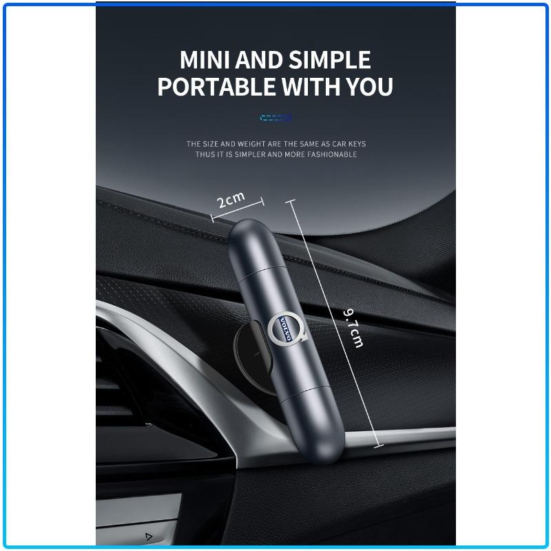 For Volvo XC90 XC60 XC70 XC40 V90 V60 V40 C70 C30 S80 Car Logo Car Safety Hammer Emergency Window Breaker Seat Belt Cutting Machine