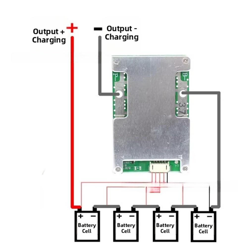 1pc 12V 4S Lithium Iron Phosphate Battery Protection Board 100A High Current For Electrical Equipment Accessories