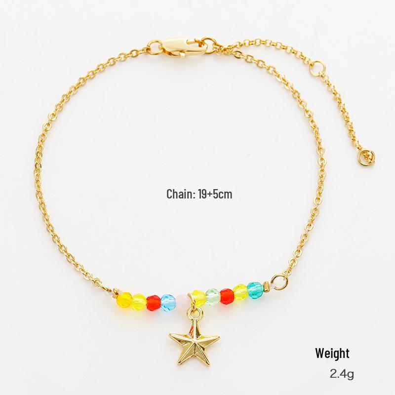 

Кенджи красочный богемный многослойный браслет из бусин