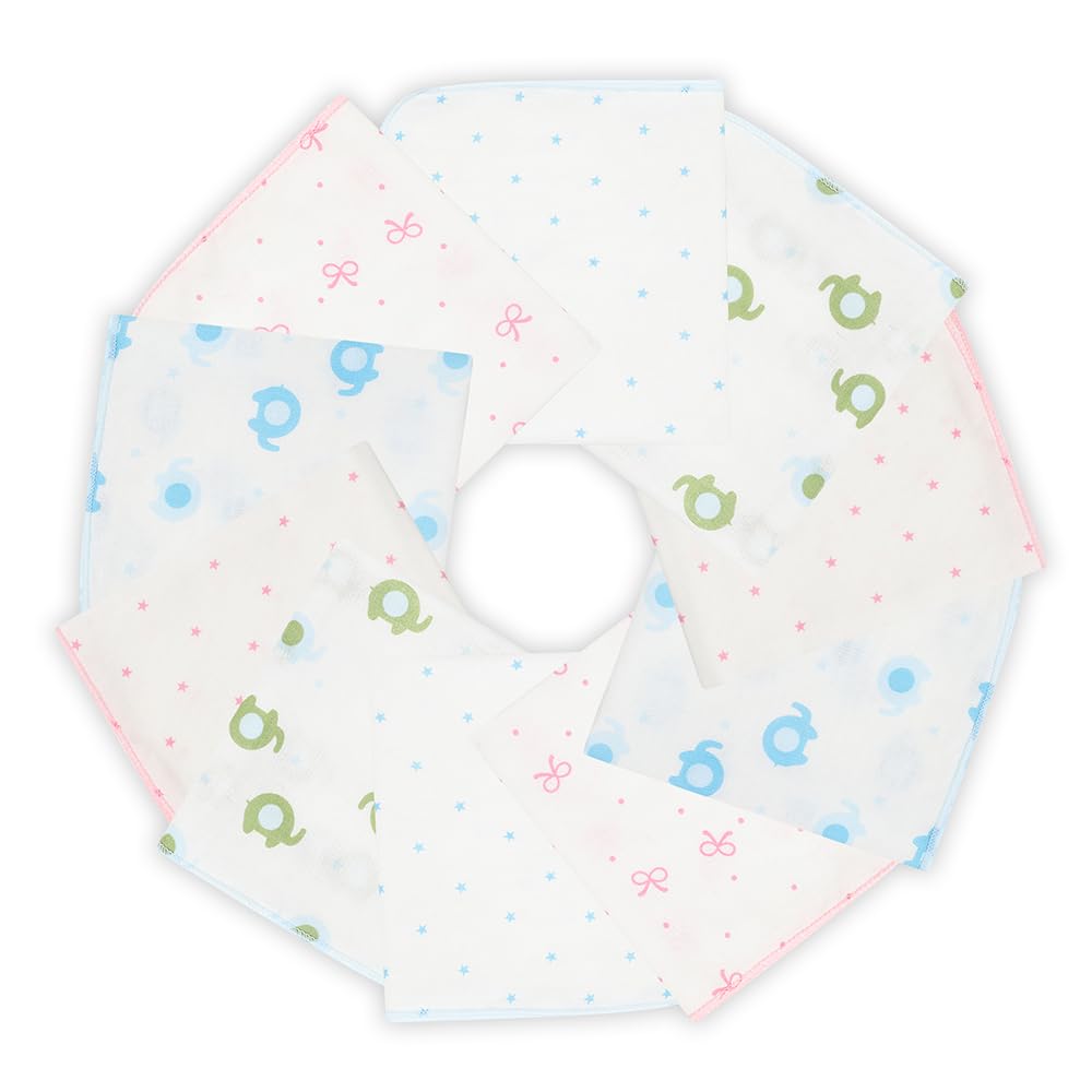 

Three Mushroom Gauze Baby Gauze Set of Baby Soft Baby Newborn Baby Baby Bibs Patterns x 10 Gauze Towels Handkerchiefs, Towels, 3030cm, 100% Cotton,