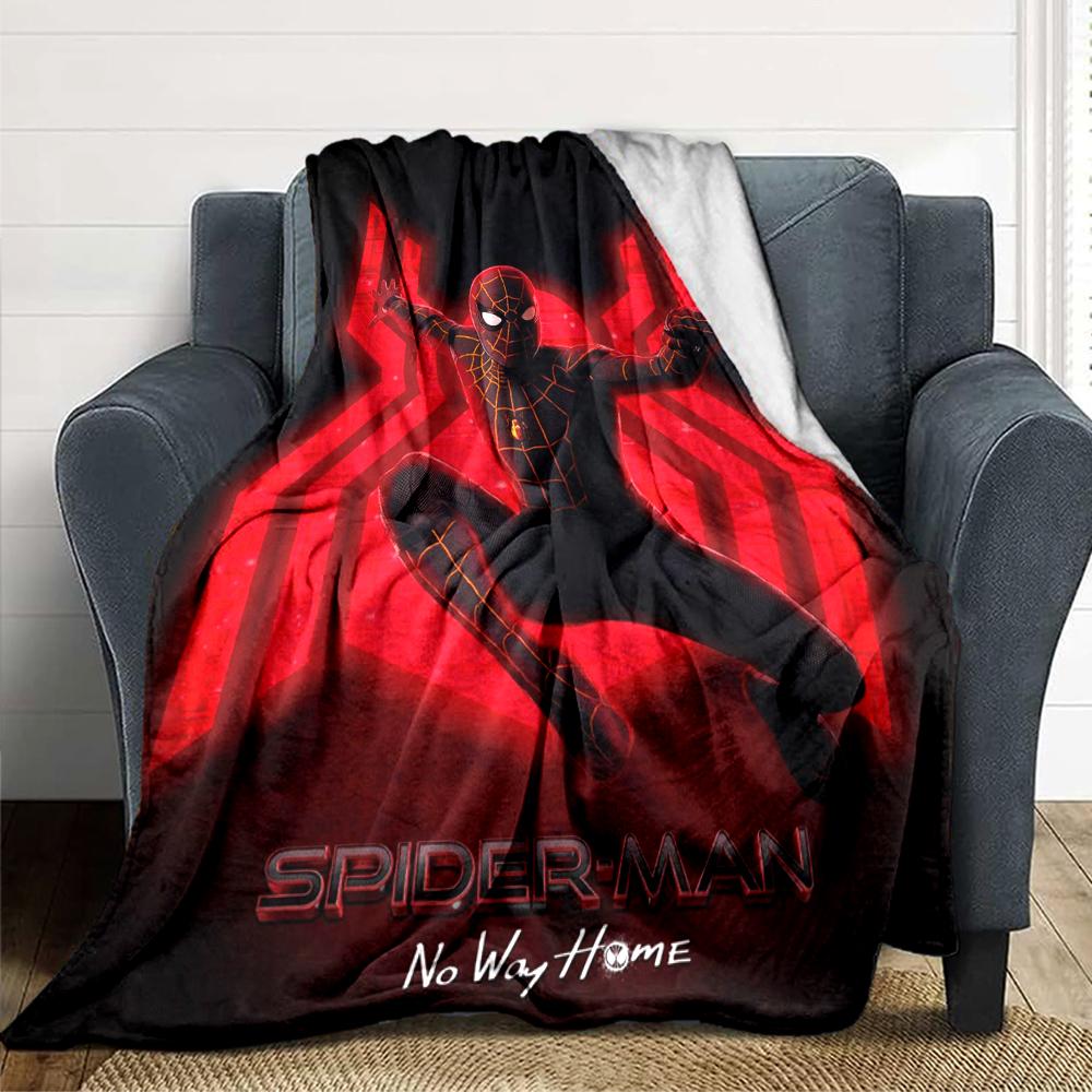 Spiderman No Way Home Blanket Soft Throw Blanket For Home Bedroom Bed Sofa Travel Office Solid Christmas Blanket