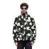 FILA X Études Collaboration All-Over Print Zipper Stand Collar Long Sleeve Down Jacket Men outerwear F11M346901F-ZA