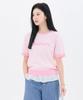 CHASECULT Women'S Embroidered Point Short Sleeve Summer Knit-Fbrg5674D0P
