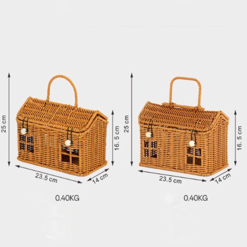 Handheld Storage Creative House Picnic Snacks Sundry Baskets  Wedding Candy Flower Storage