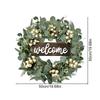 Eucalyptus Wreath 20in Eucalyptus Wreaths For Indoors With Berries Decorative Garlands Ornaments Wreath Supplies For Indoor