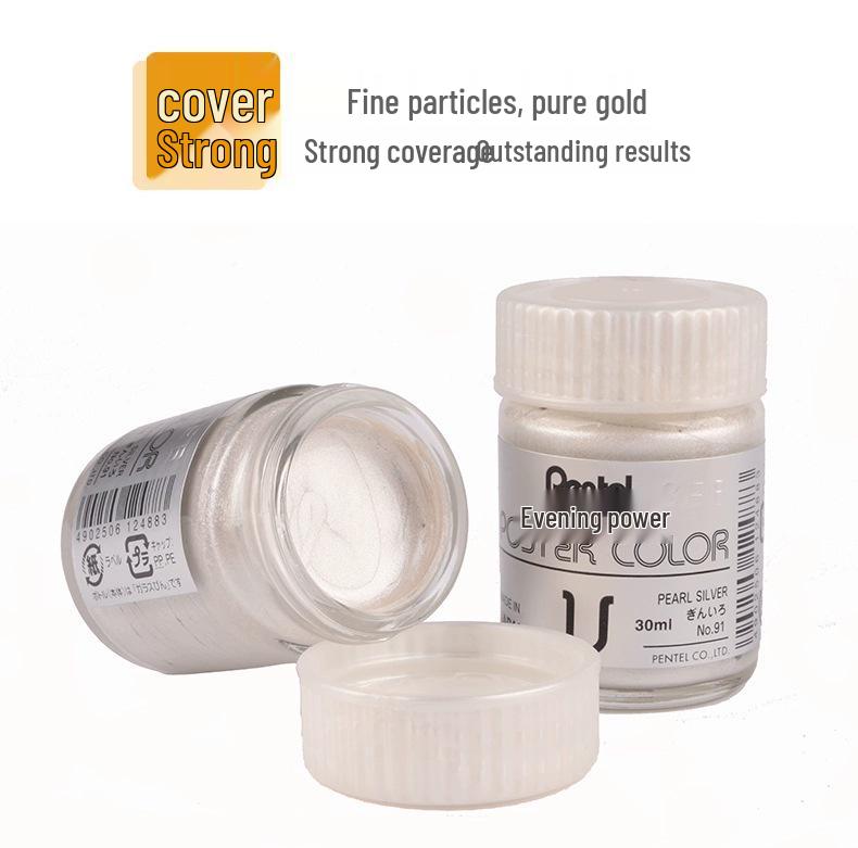 Pentel 30ml Genuine Gold Ink for Spring Couplets & Heart Sutra with Gold Powder