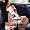 1pc Cute Cartoon Cat Blanket - Marie the Cat Theme, Soft and Cozy Throw for Home Decor, for Decorating Your Own Sofa and Living Room, Super