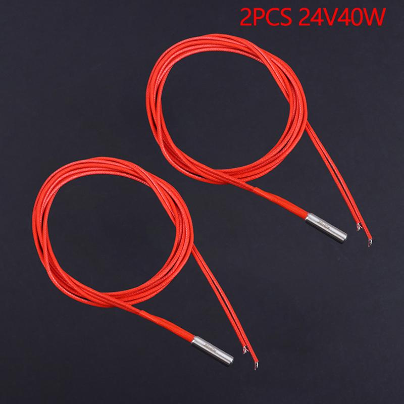 Heavy Duty 12V/24V 40W Ceramic Cartridge Heater 3D Printer Print Head Induction Heater MK3S Thermocouple Sensor For 3D Printer