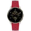 ERBORD Universal Silicone Strap 20mm, Tropic, Red/Black Buckle