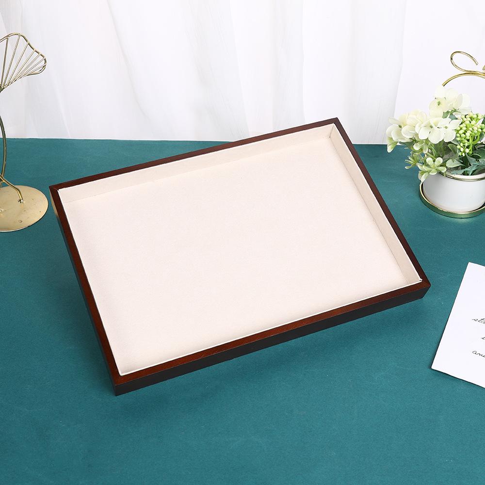 Black Walnut Jewelry Display Tray for Earrings and Watches
