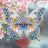 Butterfly 2D Flat DIY Diamond Painting Set Hanging Diamond Art Kits Rhinestone Diamond Art Window Pendants Wall Door Decoration