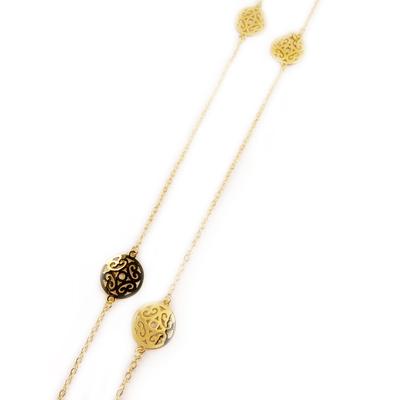 [L5234] - Golden 'Carmen' Designer Necklace