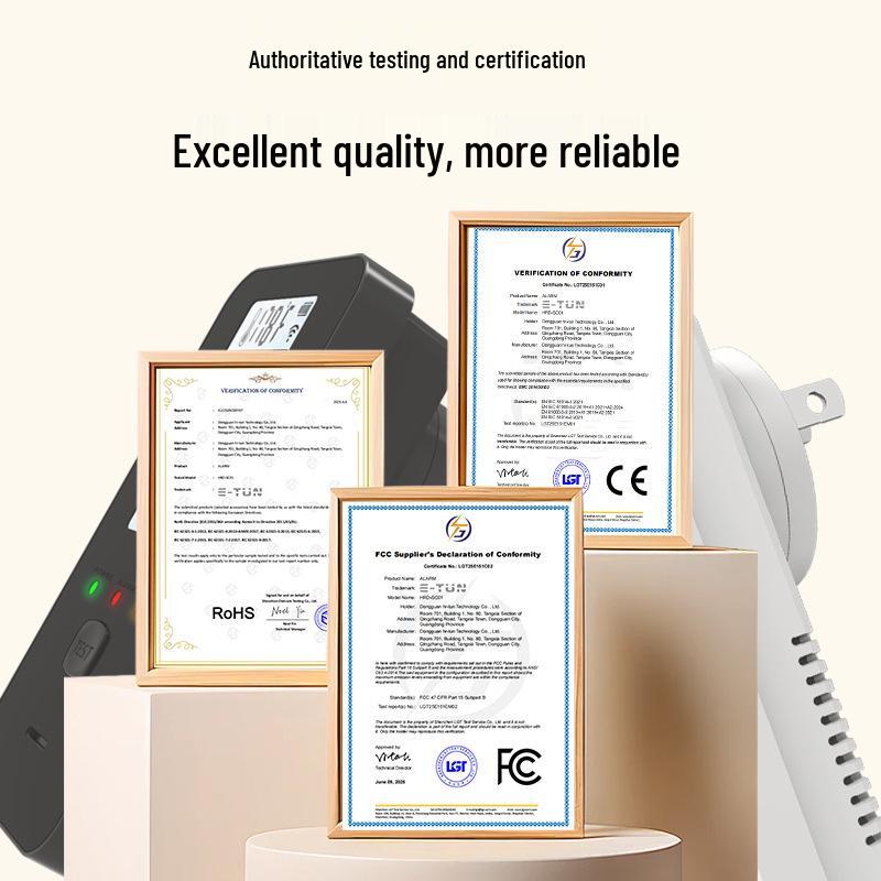 European/US Standard High Sensitivity Carbon Monoxide & Multi-Purpose Detector Alarm