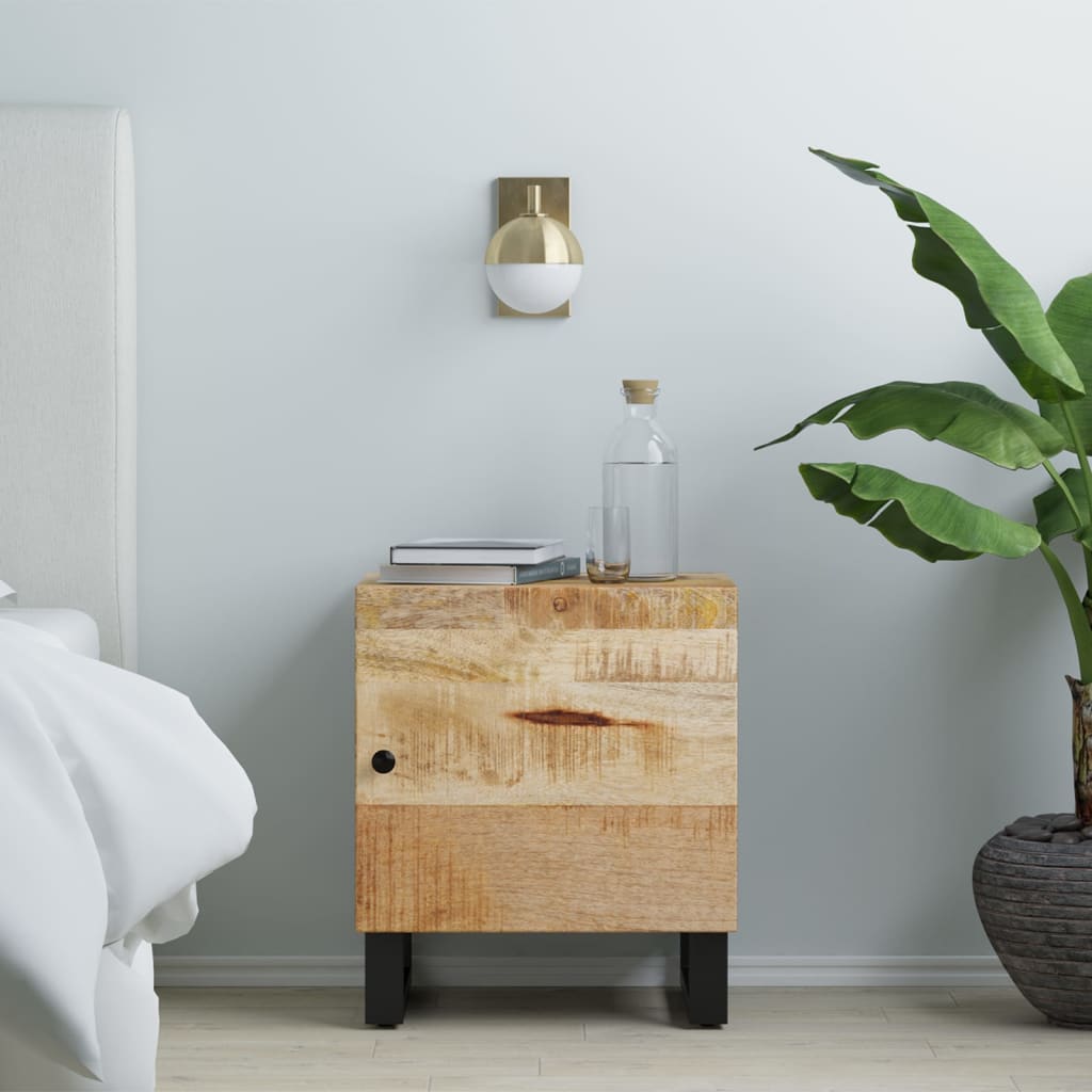 Nightstand 40 x 33 x 46 cm Solid Mango Wood