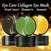 SENANA 60pcs Collagen Eye Mask Gold Pearl Seaweed Eye Care Anti-wrinkle Moisturizing Gel Mask