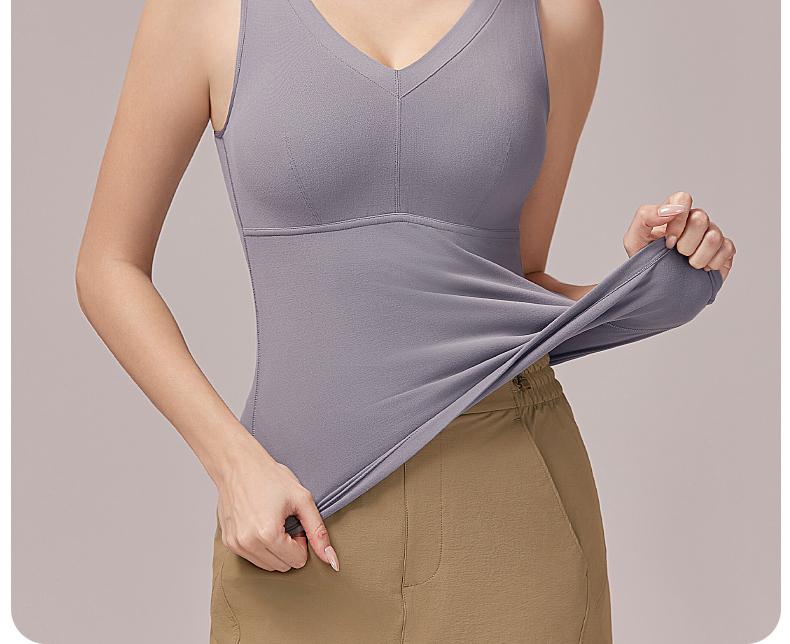 Autumn and Winter Thick Velvet Warm Underwear with Chest Mat