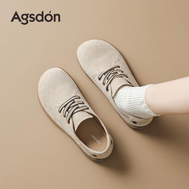 Agsdon Women s Retro Birken-style Flat Shoes EU 36