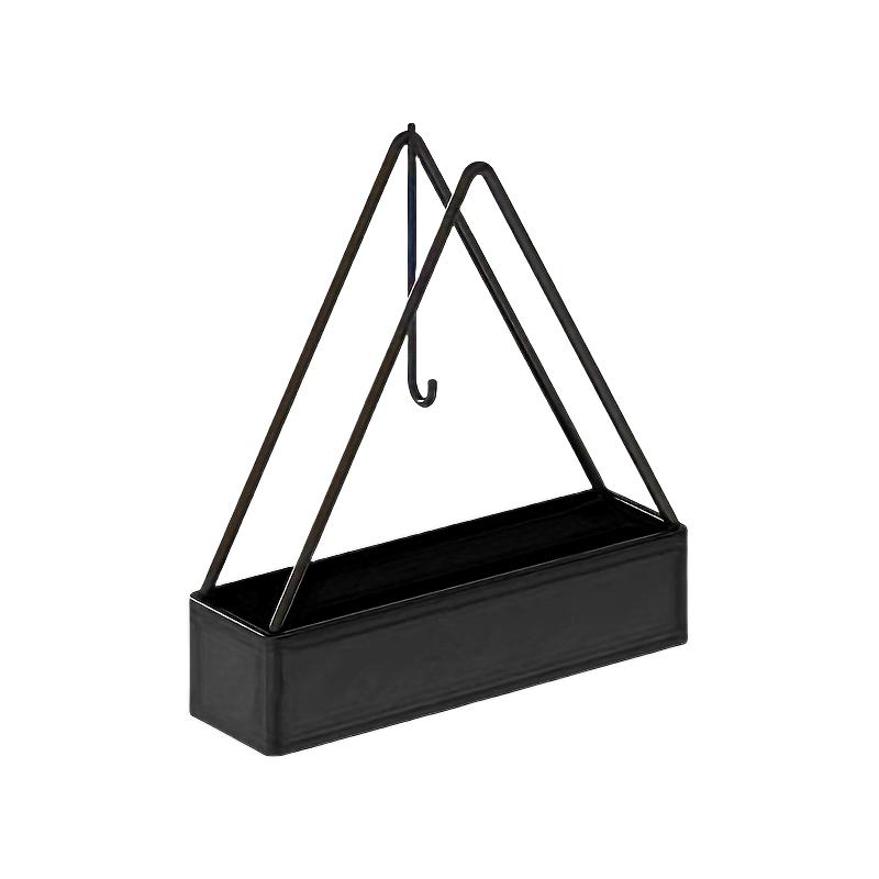 Household mosquito coil holder,wrought iron sandalwood holder,mosquito coil holder,mosquito stove,triangular mosquito coil holde чёрный